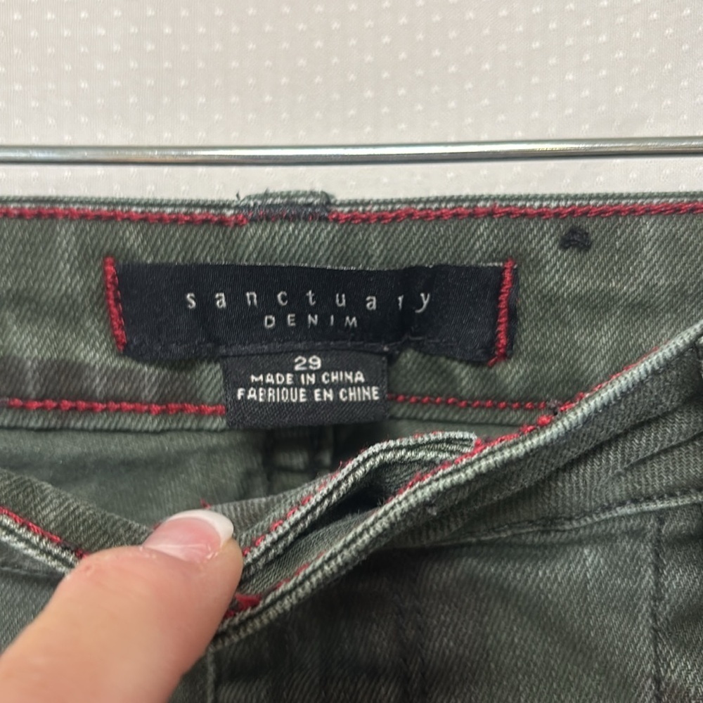 Sanctuary Denim Camouflage Skinny Pants - Picture 2 of 10